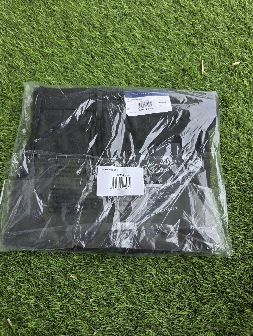 Tommy Hilfiger Men's Dress Pants 32x32 Stretch NWT Charcoal $95 MRSP Career - Picture 6 of 7